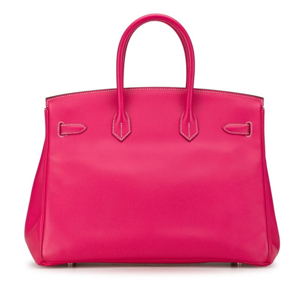 Hermes Birkin 35 Candy Handbag Rose Dirrian Pink Epsom Leather Women's HERMES - Picture 4 of 11